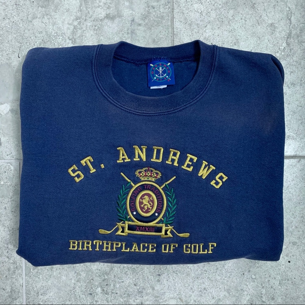 Vintage St. Andrews Golf Crewneck Sweatshirt